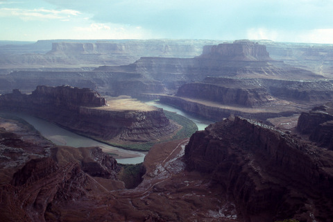 Overlooking a bend of the Colorado River, Dead Horse Point State Park, Utah