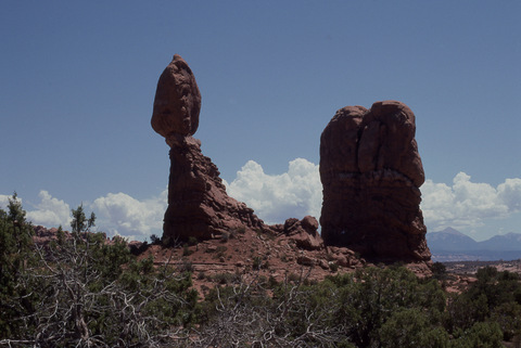 Balanced Rock in the Fiery Furnace, Arches National Park, Utah