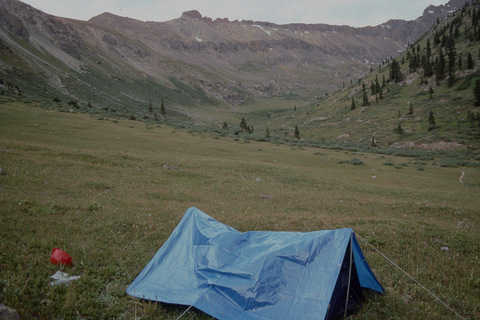Campsite, Collegiate Peaks Wilderness, White River National Forest, Colorado