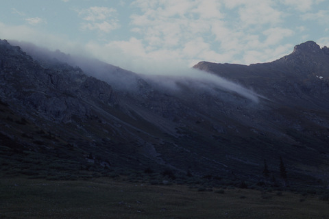 Fog Rolling Over the Mountains, Collegiate Peaks Wilderness, White River National Forest, Colorado
