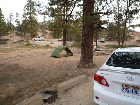 Campsite, Bryce Canyon National Park, UT