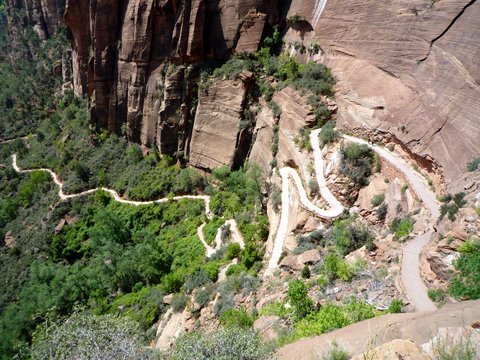 Walter's Wiggles, West Rim Trail, Zion Canyon National Park, UT