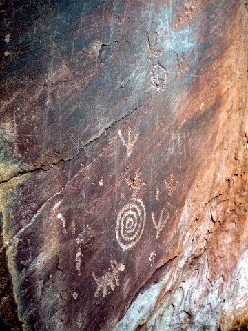 South Gate Petroglyphs, Zion Canyon National Park, UT