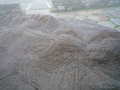 Relief map, Mt. Greylock, MA