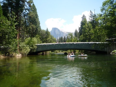 Stone Bridge over the Merced River, Yosemite National Park, California