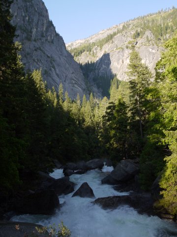 Merced River along Mist Trail, Yosemite National Park, California