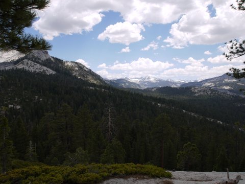 Clark Range from Half Dome Trail, Yosemite National Park, California