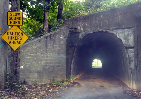 Entrance tunnel, Black Rock Forest, Orange County, New York