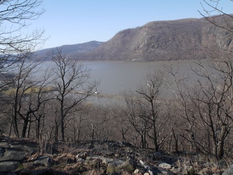 Hudson River as seen from Washburn Trail, Hudson Highlands State Park, NY