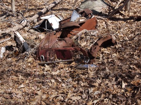 Garbage Dump on Nelsonville Trail, Hudson Highlands State Park, NY