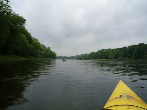 Kayaking on Delaware River