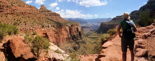 Above Three Mile Resthouse, Bright Angel Trail, Grand Canyon