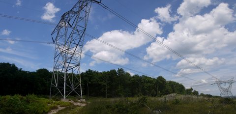 Transmission lines, Long Pond Ironworks State Park, NJ