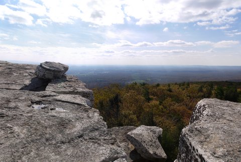 Scenic View from Gertrude's Nose Trail, Minnewaska State Park Preserve, NY