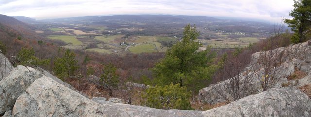 Scenic View from Pinwheel Vista, Wawayanda Mountain, NJ