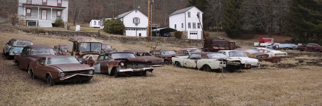 Auto graveyard, Columbia Trail, Morris County, NJ