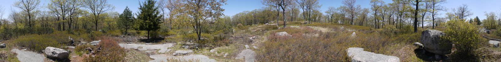 360° Panorama on Fingerboard Mountain, Harriman State Park, NY