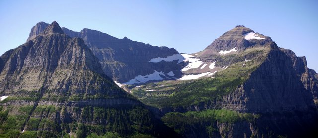 View from the Highline Trail, Glacier National Park, Montana