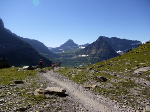 Reynolds Mountain from the Highline Trail, Glacier National Park, Montana