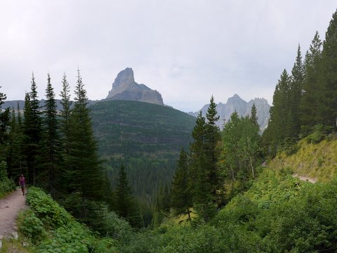 View from Ptarmigan Trail, Glacier National Park, Montana