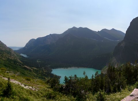 Grinnell Lake, Lake Josephine, and Swiftcurrent Lake; Glacier National Park, Montana