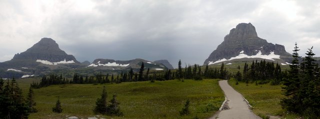 Reynolds Mountain and Heavy Runner Mountain, Glacier National Park, Montana