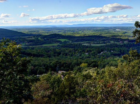 View to the north from Black Rock Forest, Orange County, New York