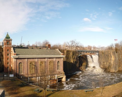Paterson Great Falls, from Haines Overlook Park