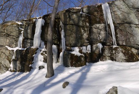 Rock Wall on Stockbridge Mountain, Harriman State Park, NY