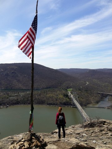 Bear Mountain and Bridge, from Anthony's Nose, Camp Smith Trail, Hudson Highlands State Park, NY
