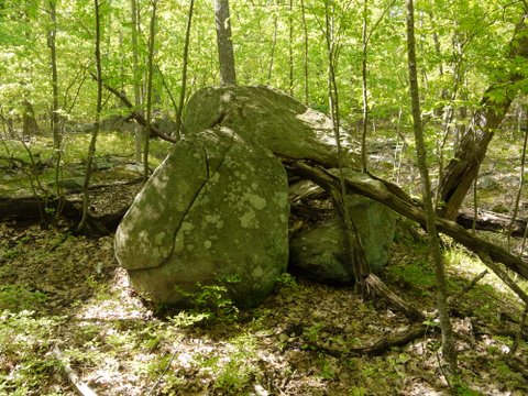 Pile of Boulders on Reeves Brook Trail, Harriman State Park, NY