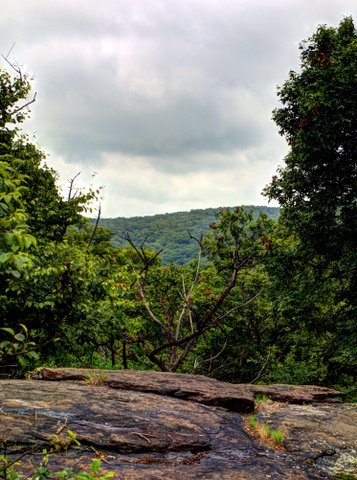 Scenic view on Halfway Mountain, Harriman State Park, Rockland County, NY