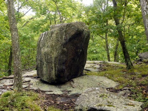Glacial erratic, Harriman State Park, Rockland County, NY