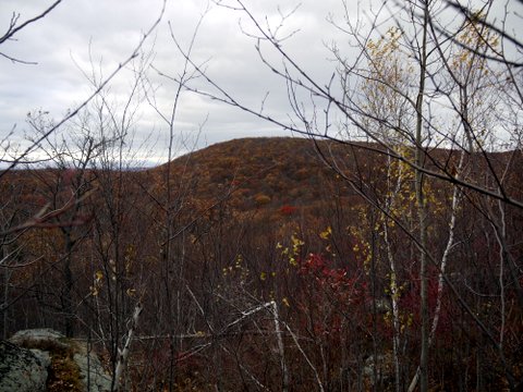 Hilltop seen from Jupiter's Boulder area, Black Rock Forest, Orange County, New York