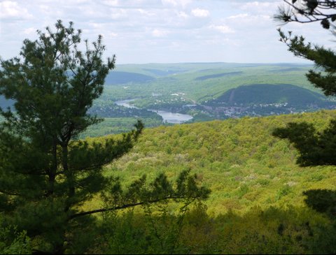 View of Port Jervis, High Point State Park, Sussex County, New Jersey