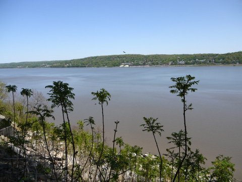 Hudson River from the Giant Stairs, Palisades Interstate Park, Bergen County, New Jersey