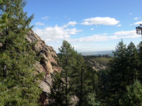 Scenery on the Bear Canyon trail, Boulder Mountain Park, Boulder, Colorado