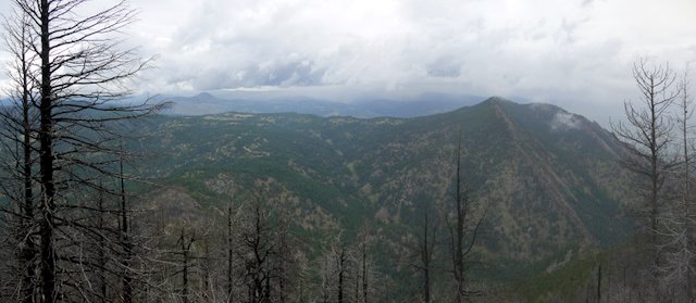 View from Bear Peak, Boulder Mountain Park, Boulder, Colorado