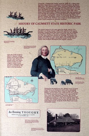 Poster at Caumsett State Historic Park Preserve, Suffolk County, New York