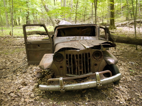 Willys Jeep Station Wagon, Ramapo Mountain State Forest, Bergen & Passaic Counties, New Jersey