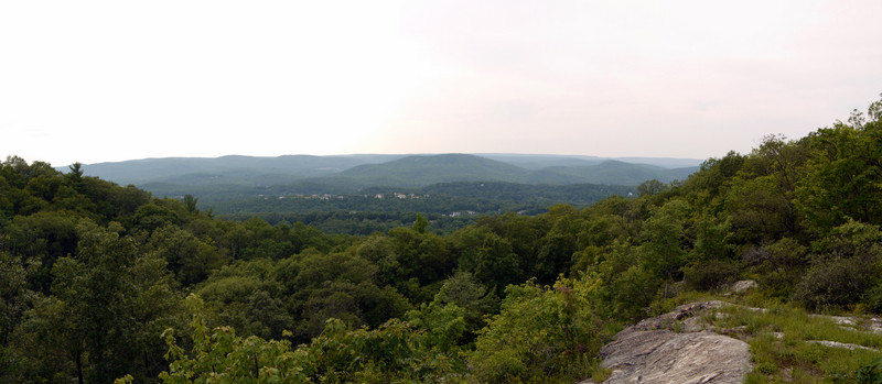 Scenic view from Matapan Rock, Ramapo Mountain State Forest, Bergen & Passaic Counties, New Jersey