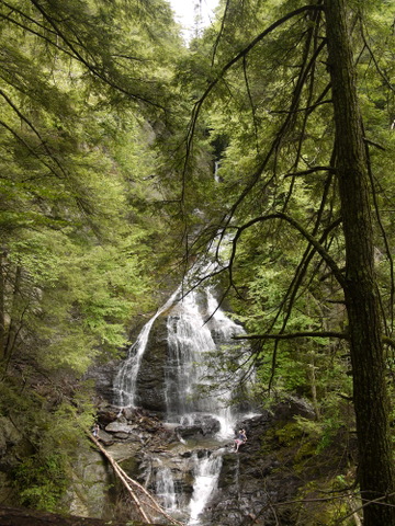 Moss Glen Falls, Stowe, Lamoille County, Vermont