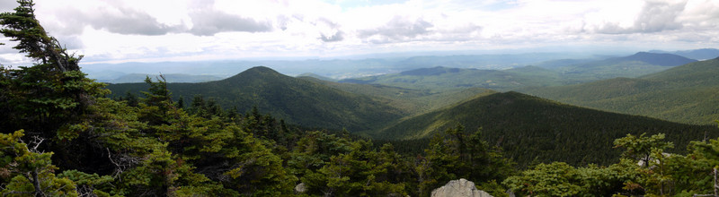 Panorama from the summit, Killington Peak, Rutland County, Vermont