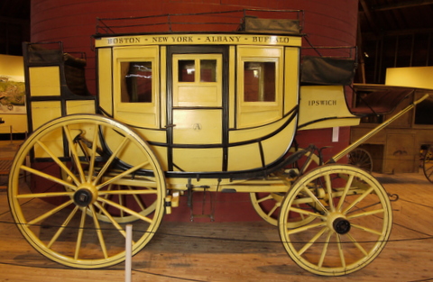 1852 Concorn coach, Shelburne Museum, Shelburne, Chittenden County, Vermont