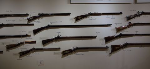 Firearm collection, Shelburne Museum, Shelburne, Chittenden County, Vermont