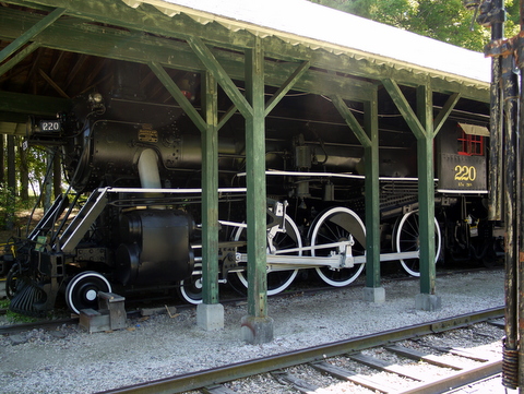 Locomotive No. 220, Shelburne Museum, Shelburne, Chittenden County, Vermont