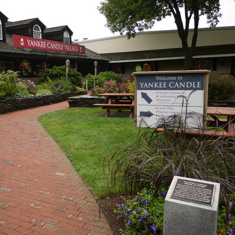 Exterior of Yankee Candle Factory, South Deerfield, Massachusetts