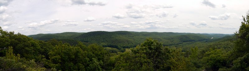 Stitched Panorama from Appalachian Trail, Harriman State Park, Orange County, New York