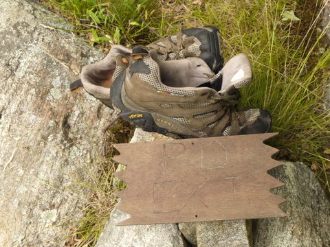 Lost boots, Harriman State Park, Orange County, New York