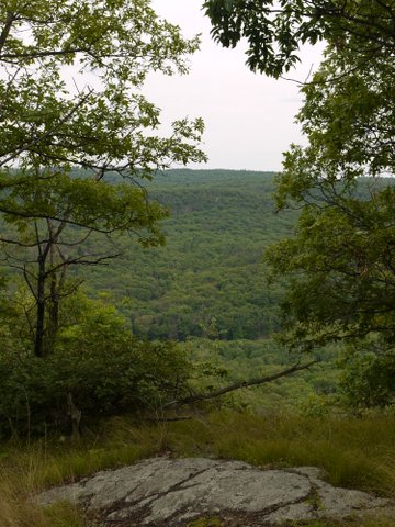 Scenic view from Indian Hill Loop, Sterling Forest State Park, Orange County, New York